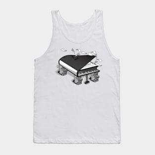 Piano book Tank Top